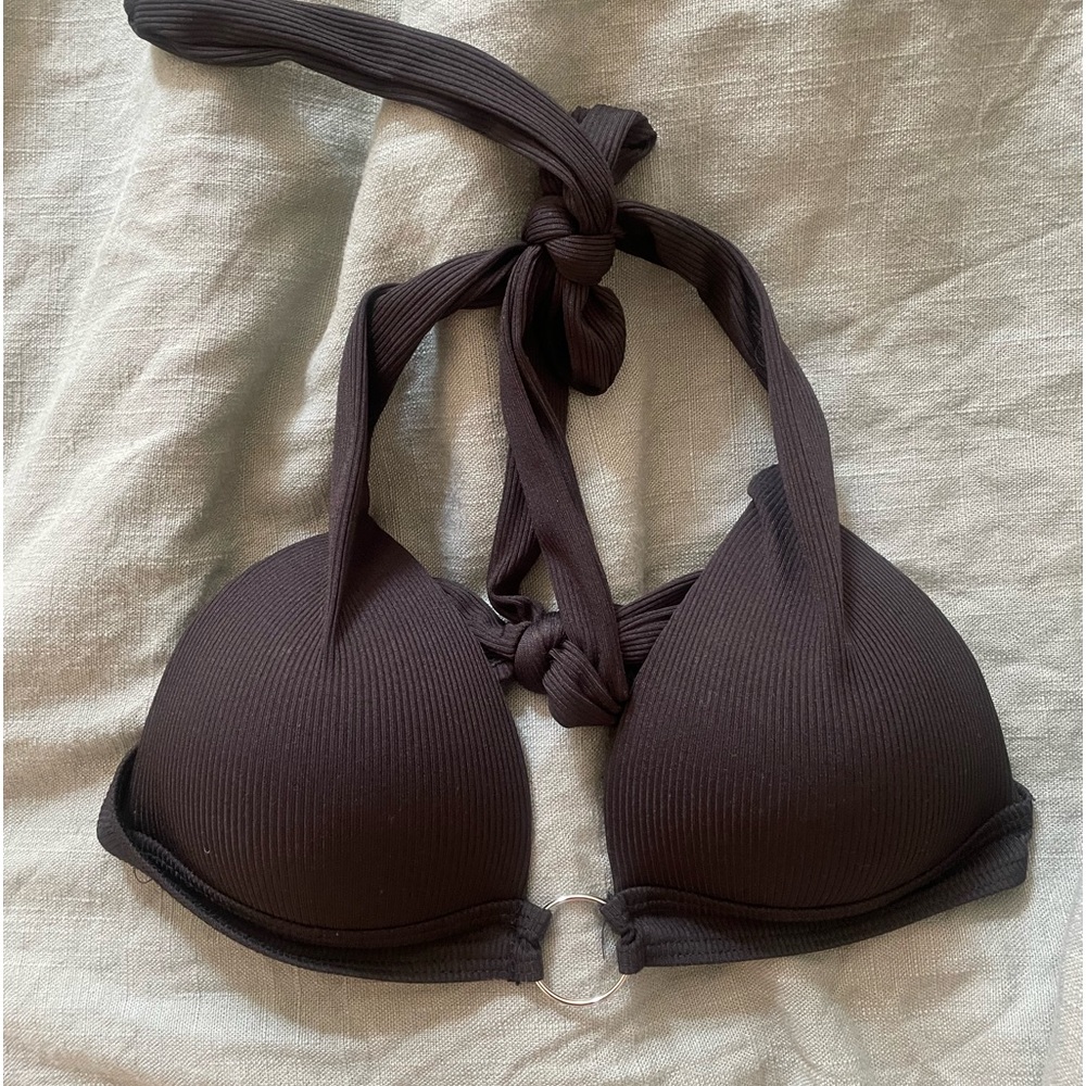 Black bathing suit top